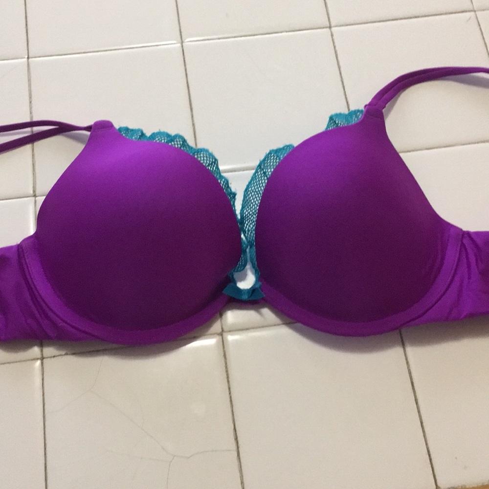 Victoria secret bra 34B purple teal